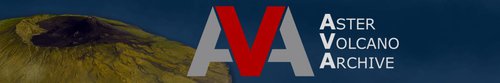 ASTER Volcano Archive (AVA) Project Logo